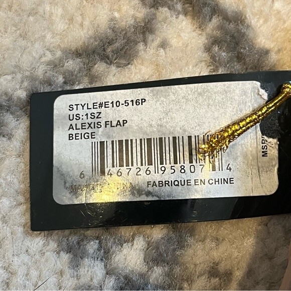 NWT Bebe Beige Alexis Flap Wallet - Picture 5 of 5